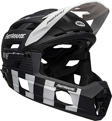 BELL Super Air Casco, Hombre, Fasthouse Matte Black/White, L