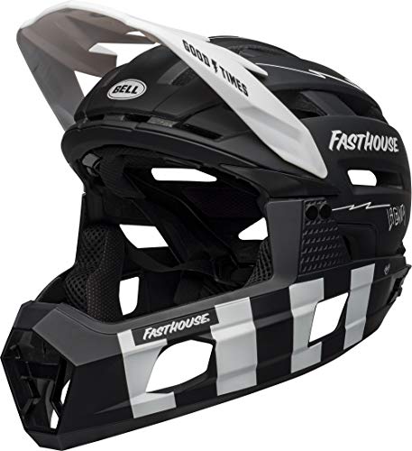 BELL Super Air Casco, Hombre, Fasthouse Matte Black/White, L