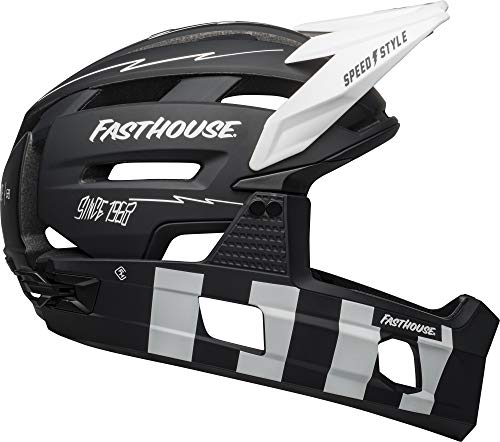 BELL Super Air Casco, Hombre, Fasthouse Matte Black/White, L