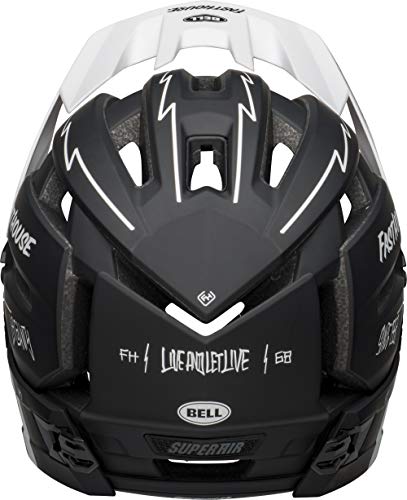 BELL Super Air Casco, Hombre, Fasthouse Matte Black/White, S