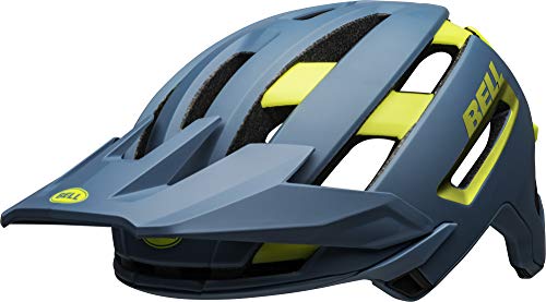 BELL Super Air MIPS Casco para Bicicleta de montaña, Hombre, Azul Mate/Azul Brillante, L | 58-62cm