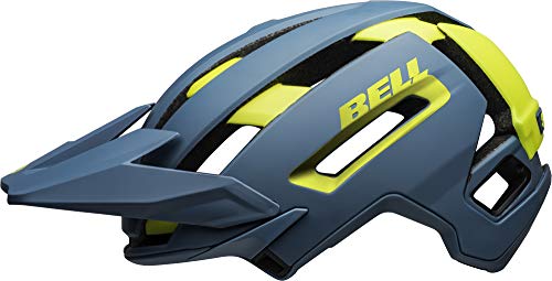 BELL Super Air MIPS Casco para Bicicleta de montaña, Hombre, Azul Mate/Azul Brillante, L | 58-62cm