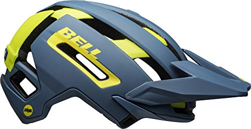 BELL Super Air MIPS Casco para Bicicleta de montaña, Hombre, Azul Mate/Azul Brillante, L | 58-62cm