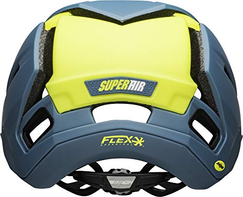 BELL Super Air MIPS Casco para Bicicleta de montaña, Hombre, Azul Mate/Azul Brillante, L | 58-62cm