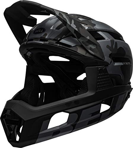 BELL Super Air R MIPS Casco de Bicicleta de montaña, Hombre, Camuflaje Mate y Negro Brillante, L | 58-62cm