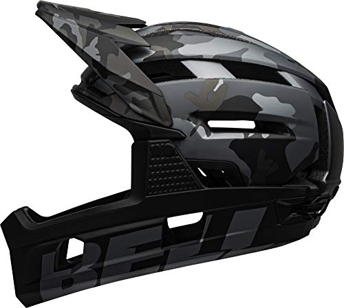 BELL Super Air R MIPS Casco de Bicicleta de montaña, Hombre, Camuflaje Mate y Negro Brillante, L | 58-62cm