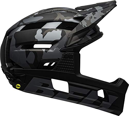 BELL Super Air R MIPS Casco de Bicicleta de montaña, Hombre, Camuflaje Mate y Negro Brillante, L | 58-62cm