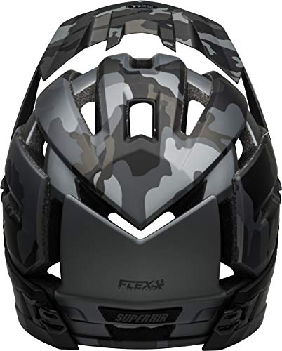 BELL Super Air R MIPS Casco de Bicicleta de montaña, Hombre, Camuflaje Mate y Negro Brillante, L | 58-62cm