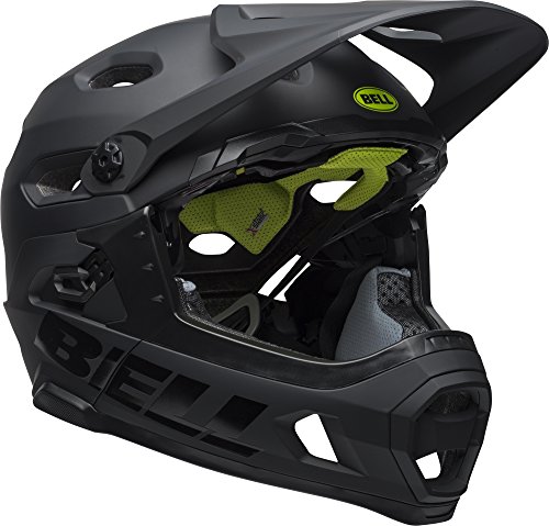 BELL Super DH MIPS Casco de Ciclismo, Unisex Adulto, Negro Mate/Brillante, Medium (55-59 cm)