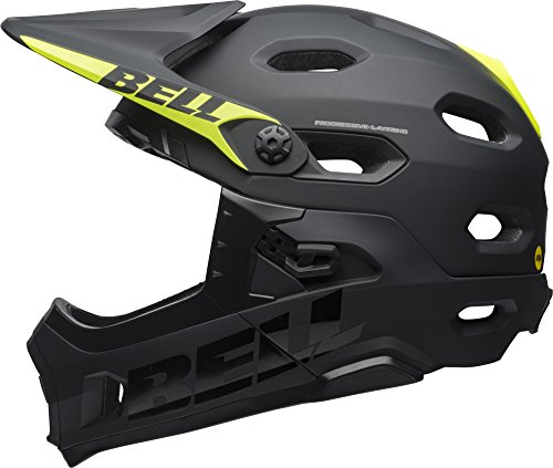 BELL Super DH MIPS Casco de Ciclismo, Unisex Adulto, Negro Mate/Brillante, Medium (55-59 cm)