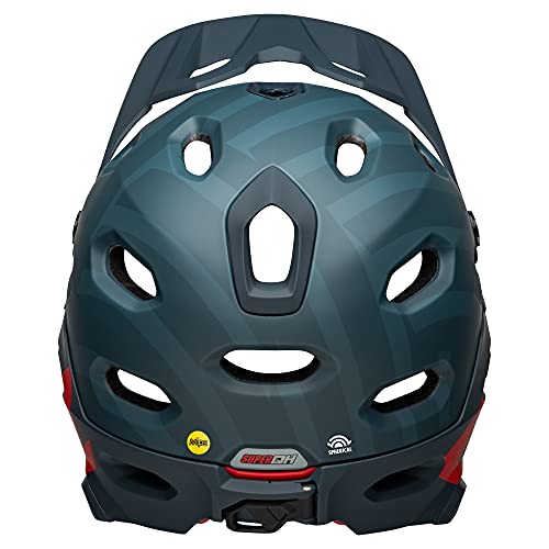 BELL Super DH Prime Matte Blue/Crimson, M