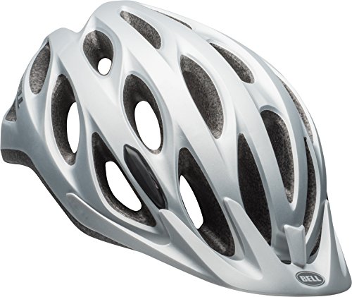 BELL Tracker Casco de Ciclismo, Unisex, Plata Mate, Talla única