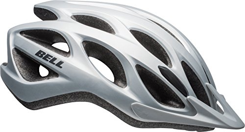 BELL Tracker Casco de Ciclismo, Unisex, Plata Mate, Talla única