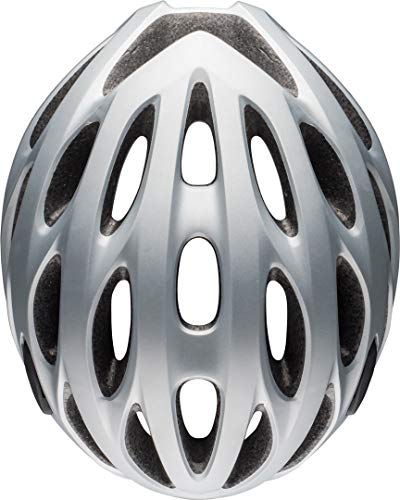 BELL Tracker R Casco de Bicicleta, Unisex Adulto, Plateado Mate/Titanio, Talla única