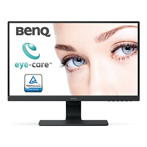 BenQ GW2480 - Monitor de 23.8" FullHD (1920x1080, 5ms, 60Hz, HDMI, IPS, DisplayPort, VGA, Altavoces, E2E, Eye-care, Sensor Brillo Inteligente, Flicker-free, Low Blue Light, antireflejos) - Color Negro