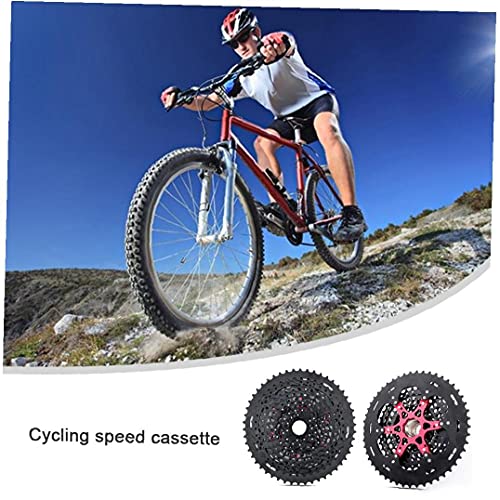 Berrywho Dientes Velocidad De Pedaleo Cassette De La Bici Rueda Libre De Rueda Motriz 12 9-50t Velocidad Compatible Con Xd Negro