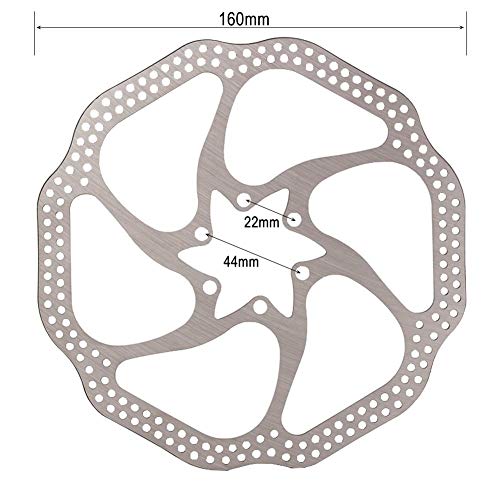 BESNIN Frenos De Disco Bicicleta Disco 160mm Disco Freno 2 Piezas Disco Freno Bicicleta Montaña Discos De Freno MTB Discos De Freno Bicicleta MTB