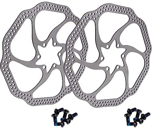 BESNIN Frenos De Disco Bicicleta Disco 160mm Disco Freno 2 Piezas Disco Freno Bicicleta Montaña Discos De Freno MTB Discos De Freno Bicicleta MTB