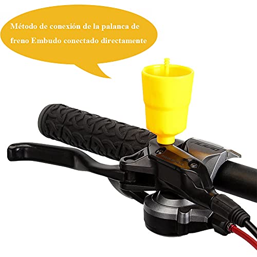 Bestgle Kit Sangrado Frenos Kit de Purga de Frenos de Disco Bicicleta Profesional Freno hidráulico de Disco Aceite Mineral Juego de Servicio de Purga Accesorio de Ciclismo