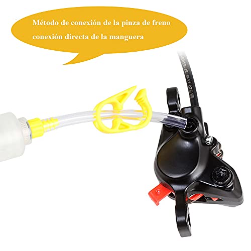 Bestgle Kit Sangrado Frenos Kit de Purga de Frenos de Disco Bicicleta Profesional Freno hidráulico de Disco Aceite Mineral Juego de Servicio de Purga Accesorio de Ciclismo