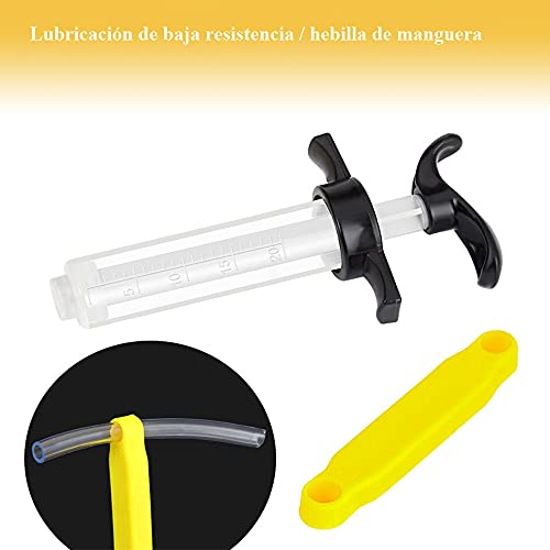 Bestgle Kit Sangrado Frenos Kit de Purga de Frenos de Disco Bicicleta Profesional Freno hidráulico de Disco Aceite Mineral Juego de Servicio de Purga Accesorio de Ciclismo