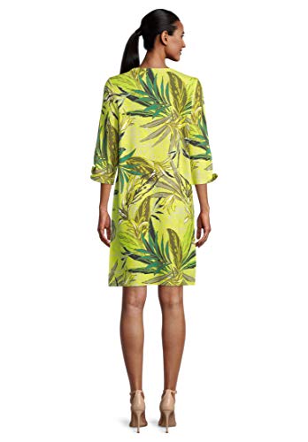 Betty Barclay 1546/2208 Vestido, Verde/Amarillo, 44 para Mujer