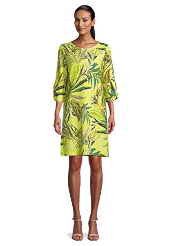 Betty Barclay 1546/2208 Vestido, Verde/Amarillo, 44 para Mujer