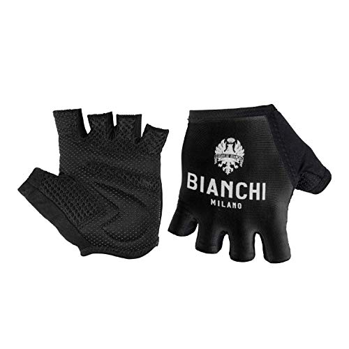 Bianchi Milano Guantes de Ciclismo Unisex Divor1, Color Negro, Talla Grande