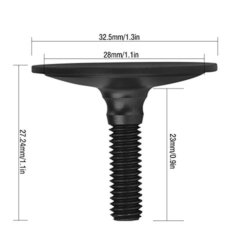 Bicicleta Auricular Tapa de Aleación de Aluminio Bicicleta de Montaña Cubierta del Tazón Superior Equipo Fijo Plegado Piezas de la Bicicleta para 28.6mm Tenedor Tubo Cubierta Espaciador(Black)