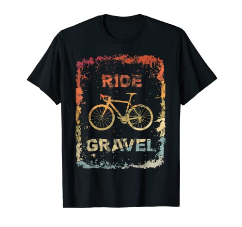 Bicicleta de grava de carretera Ciclocross Vintage Retro Camiseta