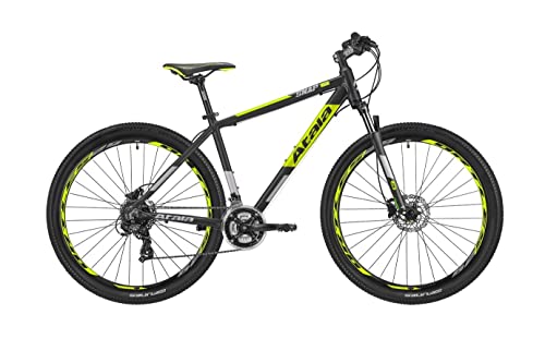 Bicicleta de montaña Atala modelo 2021 SNAP 29 MD 21 V color negro/amarillo talla S