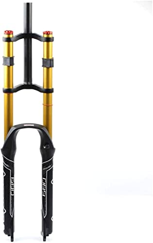 Bicicleta de montaña Tenedor de suspensión 26 / 27.5 / 29 pulgadas, Viaje 130 mm Doble hombro Doble Rappel Rappelling Amortiguador Amortiguador Accesorios de montaje de bicicletas ( Color : 29 inch )