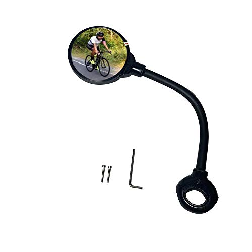 Bicicleta Espejo, Espejos Retrovisores, 360° Adjustable para Bicicleta Manillar,Espejo Retrovisor Bicicleta ,Ángulo Amplio para Carretera Montaña