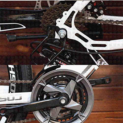 Bicicleta para joven Bicicletas De carretera Bicicletas de montaña for adultos bicicletas MTB Hombres de camino de la bicicleta for las mujeres de 24 pulgadas ruedas ajustables doble freno de disco Bi