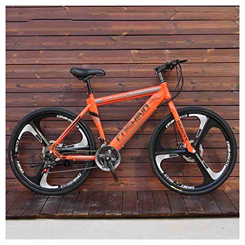 Bicicleta para joven Bicicletas De carretera Bicicletas de montaña for adultos bicicletas MTB Hombres de camino de la bicicleta for las mujeres de 24 pulgadas ruedas ajustables doble freno de disco Bi