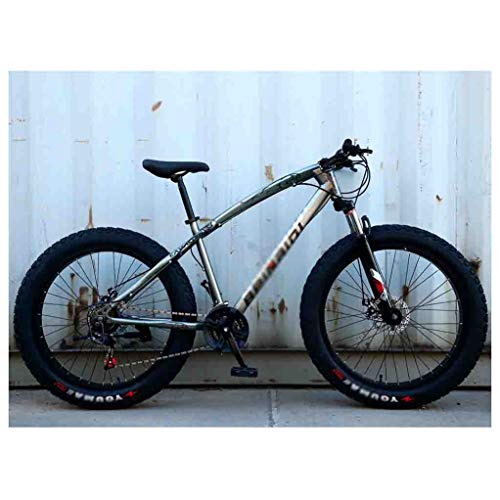 Bicicleta para joven Bicicletas De carretera Montaña de la bicicleta MTB adulto agua motos de nieve Bicicletas for hombres y mujeres 24IN ruedas ajustables velocidad doble freno de disco Bicicleta Mon