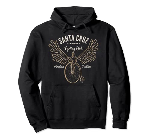 Bicicleta Steampunk Flying Winged Santa Cruz Penny Farthing Sudadera con Capucha