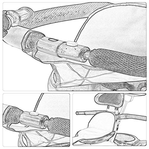 Bicicleta triciclo para bebés, frenos dobles multifunción para niños con asiento giratorio bidireccional, bicicleta de tres ruedas para exteriores para bebés, 3 colores, (100-105) X76x60cm s para