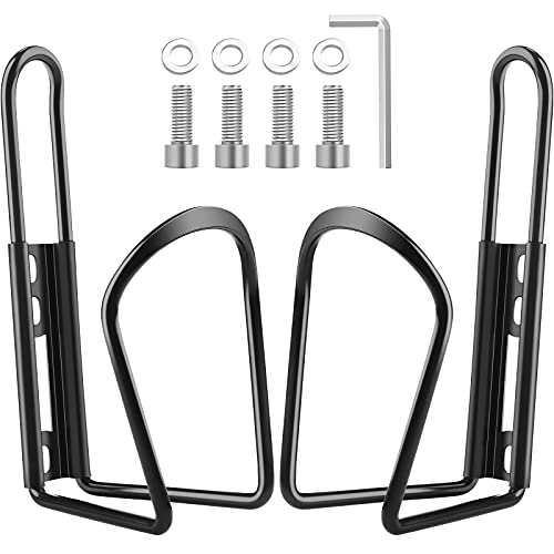 Bicicletas Portabidones, [2 Piezas] Diyife Portabidónes para Bicicletas, Ajustable Portabidón de Bicicleta con Ajuste de fijación de Tornillo Seguro para MTB, Cochecitos de bebé y Sillas de Ruedas