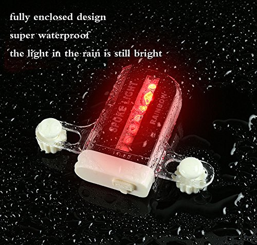 Bicycle LED Spoke Light Luces de Bicicleta con Ruedas Resistentes al Agua con 14 LED Ultrabrillantes, 30 Tipos de Patrones Cambian Automáticamente