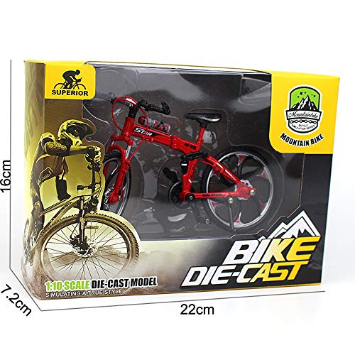 BicycleCrazy Figura de bicicleta en miniatura (escala 1:10), diseño de triatlón, color plateado