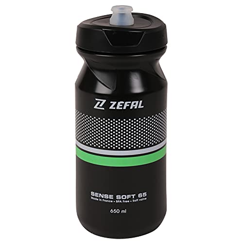 Bidón ZEFAL Sense Soft 80 Negro/Blanco/Verde, 800 ml