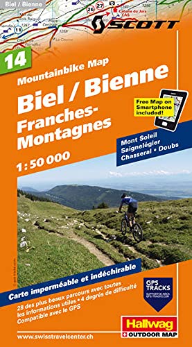 Biel/Bienne - Berner Jura Bike Map (2013)