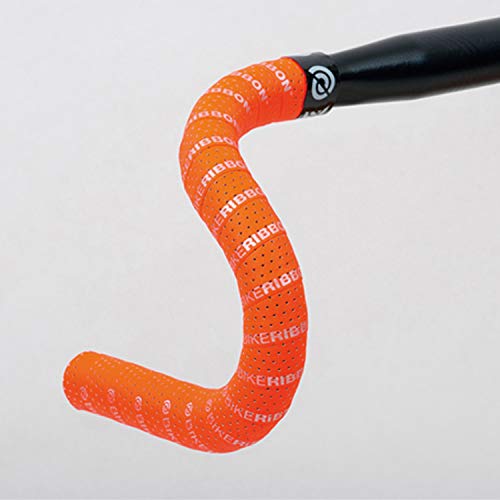 Bike Ribbon cinta para manillar Eolo Soft, blanco y naranja, ES107