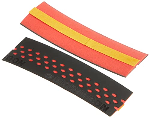 Bike Ribbon DR44, Juego de cintas, Negro (negro/rojo), talla única