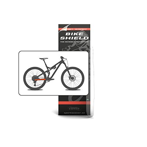 Bike Shield Chainstay Kit de Escudo, Unisex Adulto, Transparente, Talla única