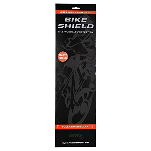 Bike Shield - Protector de Marco para Bicicleta, Color Transparent Matte, tamaño n/a