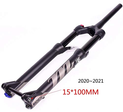 Bike Suspension Forks Bifurcación de bicicleta manitou machete comp marvel 27.5 29er talla de aire Forks Mountain MTB Bike Fork Suspension Oil and Gas Fork SR Suntour Steerer cónico y carretilla front