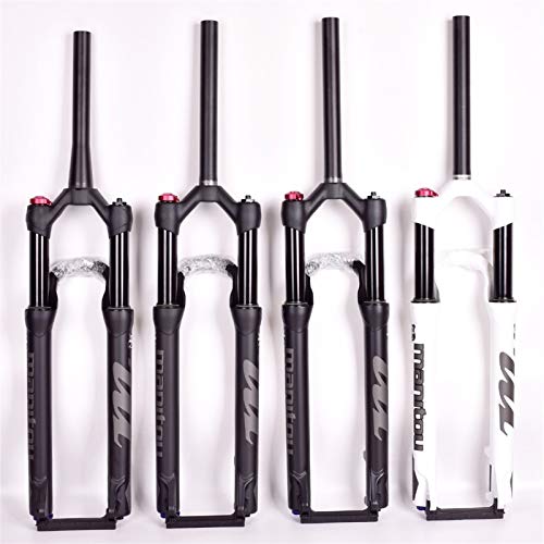 Bike Suspension Forks Bifurcación de bicicleta manitou machete comp marvel 27.5 29er talla de aire Forks Mountain MTB Bike Fork Suspension Oil and Gas Fork SR Suntour Steerer cónico y carretilla front