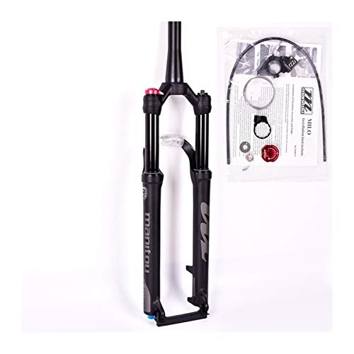 Bike Suspension Forks Manitou R7 Pro Bicicleta Tenedor 26 27.5 pulgadas Montaña MTB MTB Air Bike Fork Matte Black Suspension PK Machete Marvel 2020 1560g Steerer cónico y carretilla frontal de direcci